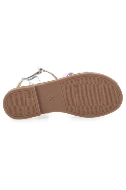 Sandali multicolor metallizzati con fascette incrociate Pitt Kids 39G2540S