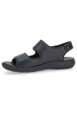Sandali Neri Con Strappi in Velcro Fly Dinamic 102