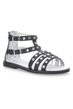 Sandali Neri con Strass Laura Biagiotti 9034