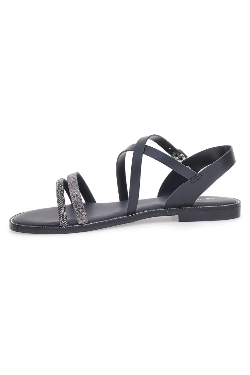 Sandali Neri da Donna Le Havre Paris 5304