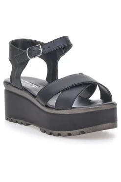Sandali Neri in Vera Pelle con Platform PITTARELLO LOVE 3270101