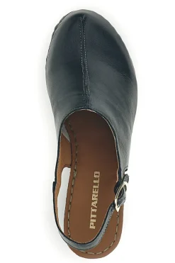 Sandali neri in vera pelle con tacco Pittarello 1143622