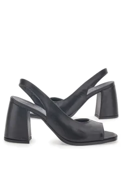 Sandali Neri In Vera Pelle Made In Italy Pittarello Glam 8241