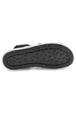 Sandali nero con suola antiscivolo e soletta comfort very soft Bio up 01