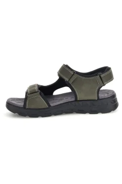 Sandali oliva strappi regolabili Jerpoint M8804