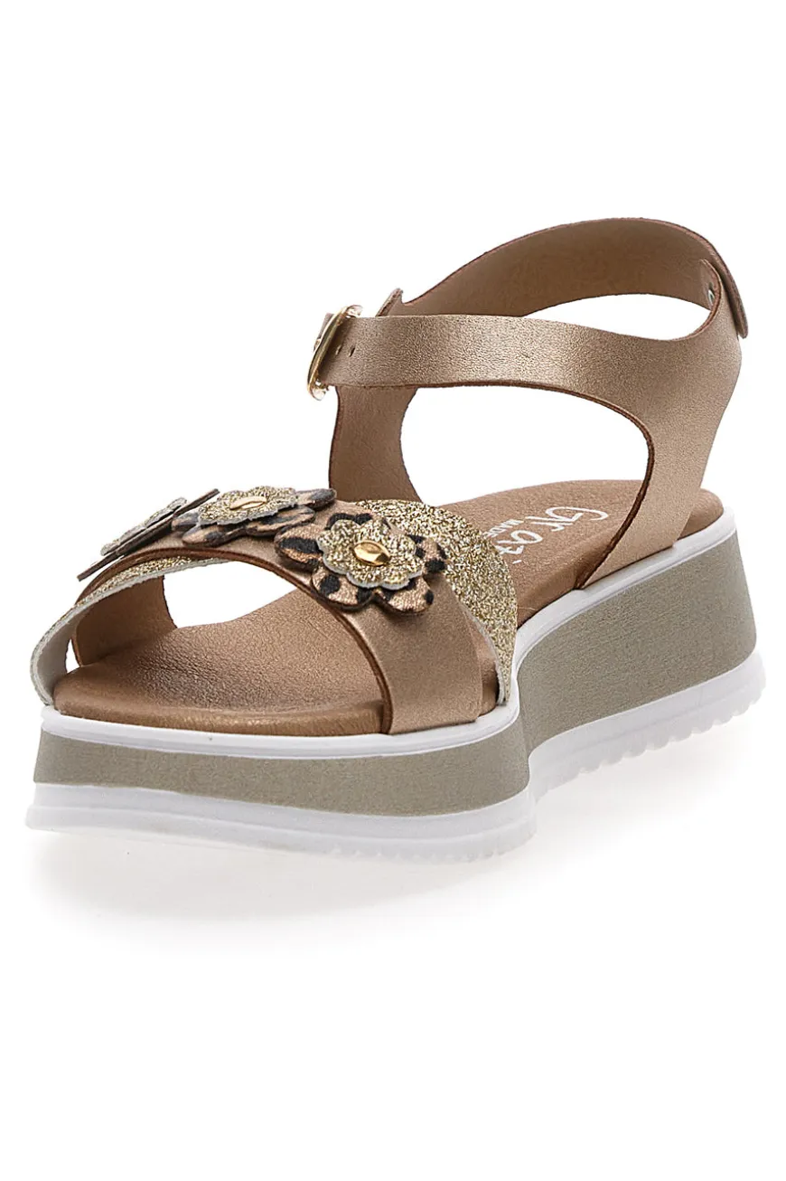 Sandali Oro con Cinturino Grazie Girl 11242053