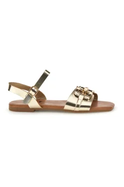 Sandali oro con morsetto The first chic PREA3595