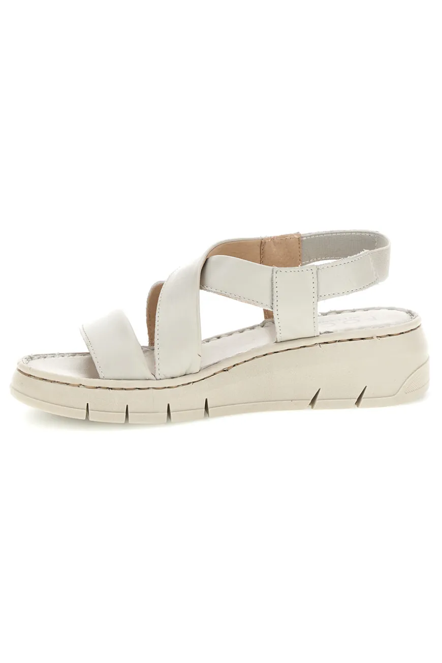 Sandali panna in vera pelle Pittarello focus 7156124