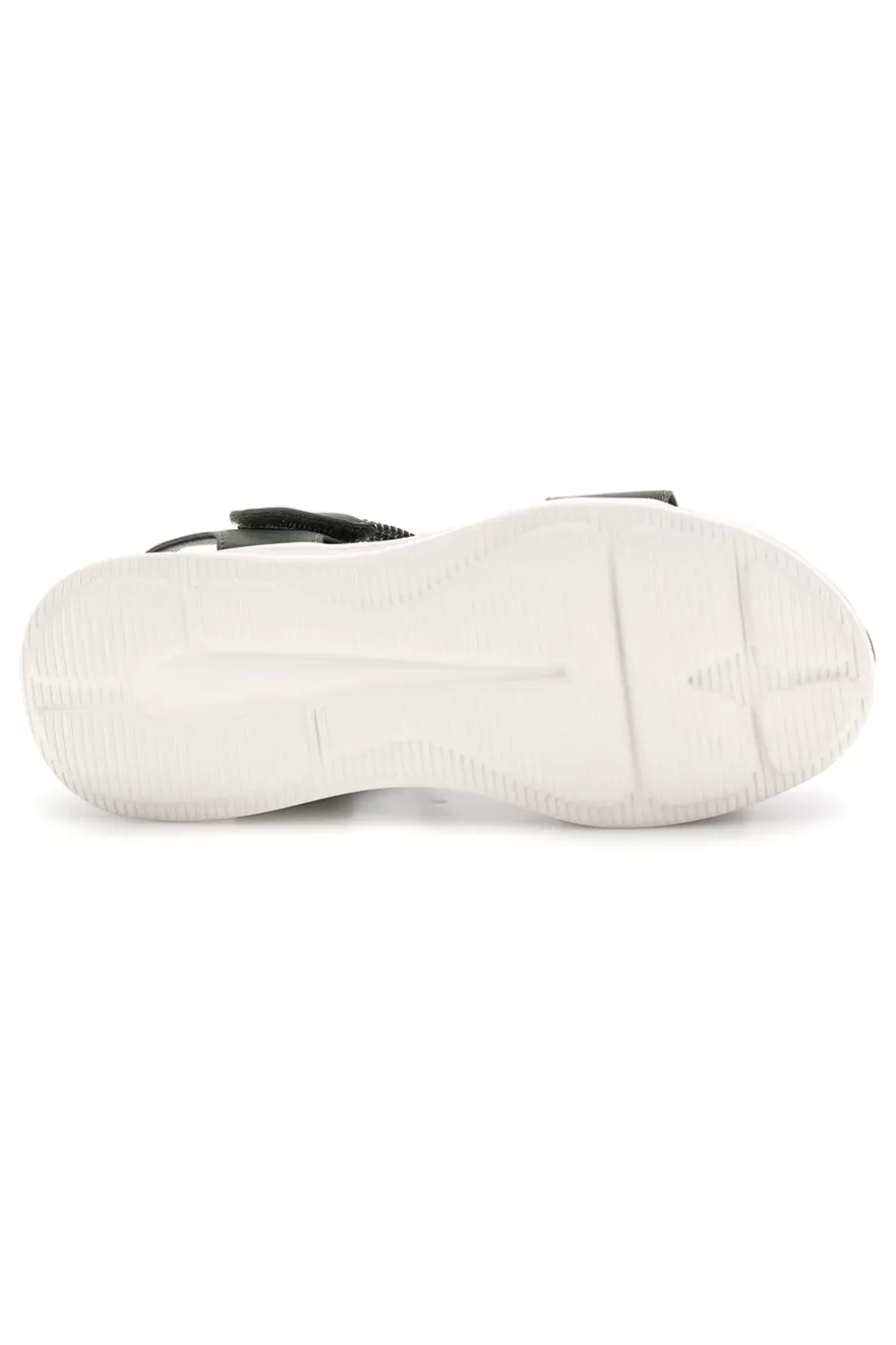 Sandali Verde con fasce elastiche First active 2