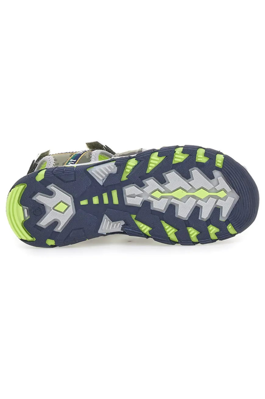 Sandali verdi fisherman con Velcro Pitt Kids 14371