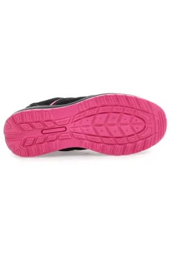 Scarpe antinfortunistiche basse nere dettagli rosa S1P Blue energy BS80 S1P