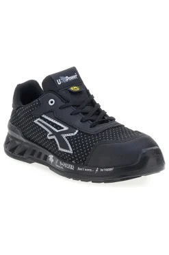 Scarpe antinfortunistiche da uomo nere basse in Putek U. Power Logan S3S CI FO SR ESD