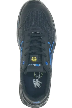 Scarpe antinfortunistiche da uomo nere blu basse U. Power Diwi ESD S1PS FO SR ESD