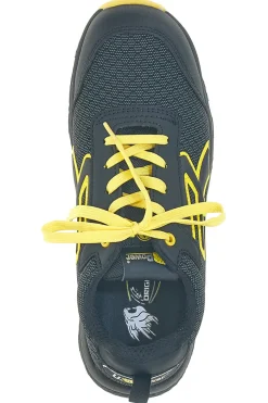 Scarpe antinfortunistiche da uomo nere gialle basse U. Power Maverick S3S CI HI HRO FO SR ESD