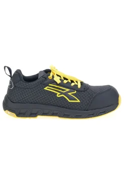 Scarpe antinfortunistiche da uomo nere gialle basse U. Power Maverick S3S CI HI HRO FO SR ESD