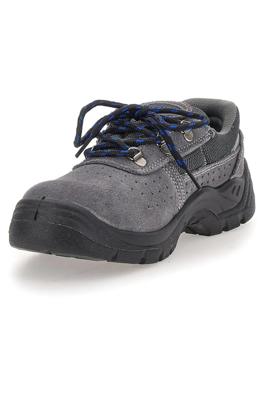 Scarpe antinfortunistiche grigie in pelle Blu Star 60 S1P SR