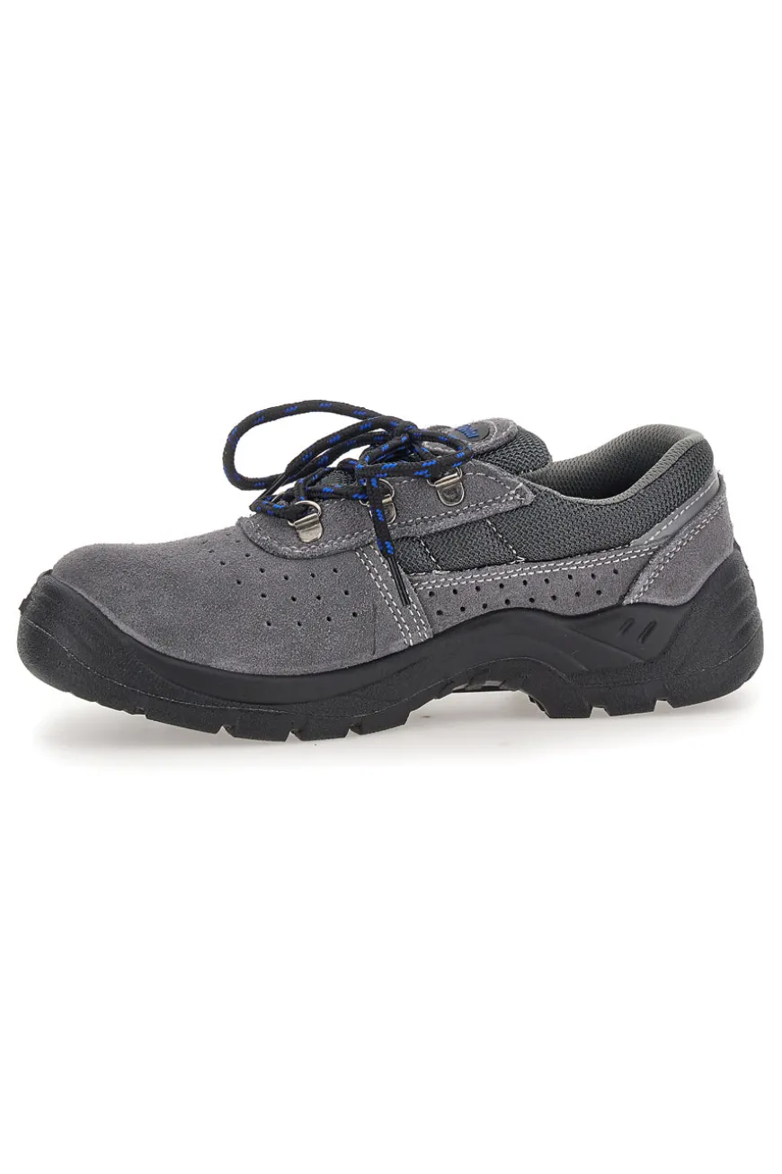 Scarpe antinfortunistiche grigie in pelle Blu Star 60 S1P SR