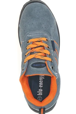 Scarpe antinfortunistiche grigie S1P traspiranti antiscivolo Blue Energy BS 80