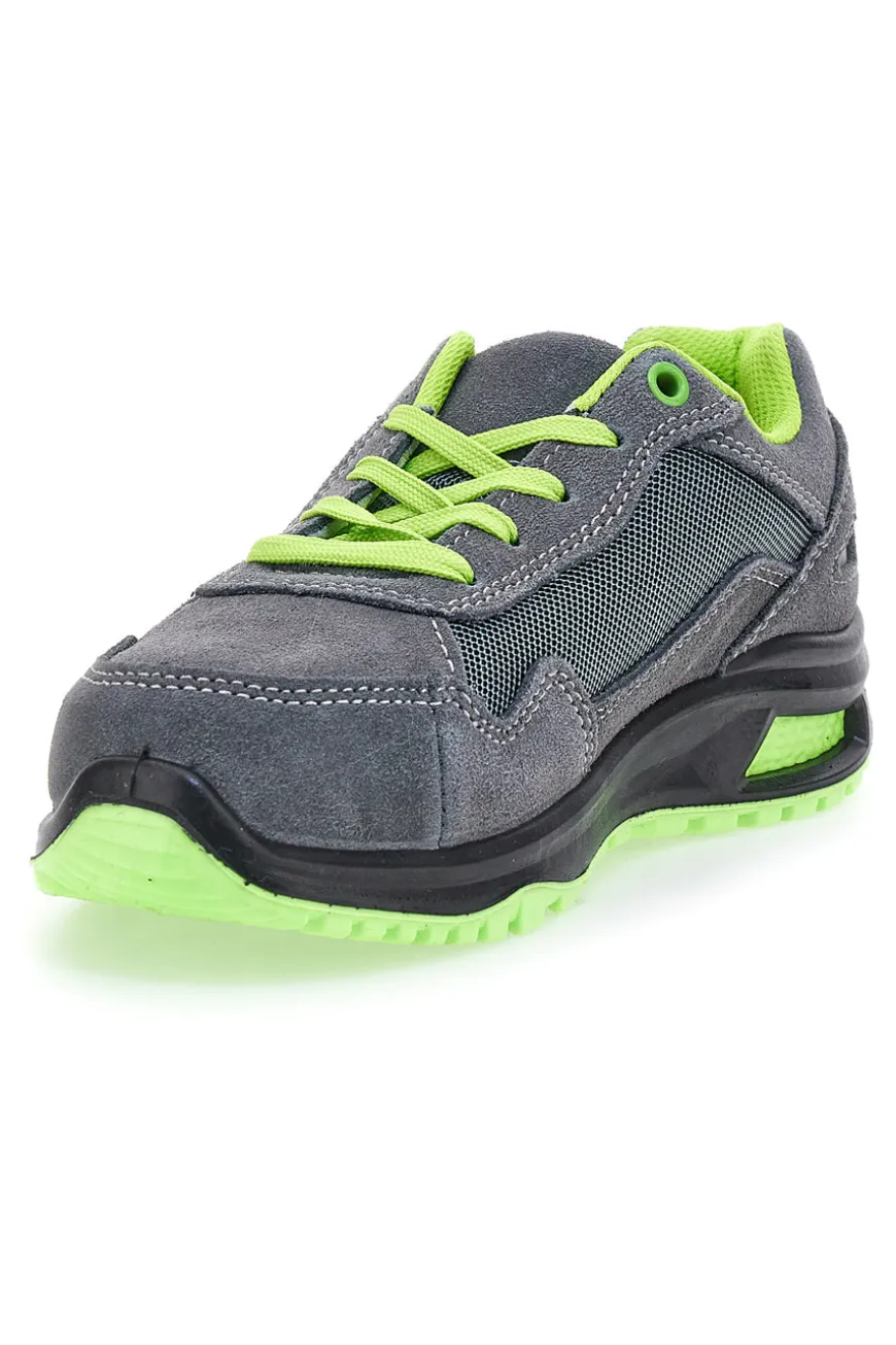 Scarpe antinfortunistiche grigie verdi Black Shoot PK24581 S1PL
