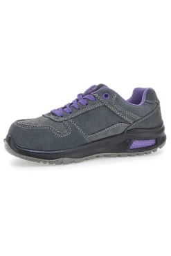 Scarpe antinfortunistiche grigio viola in pelle Sevenoaks PK23163 S1 P FO SR