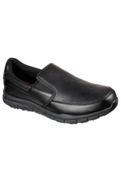 Scarpe Antinfortunistiche Nere SKECHERS Work Relaxed Fit: Nampa - Groton OB FO SRC
