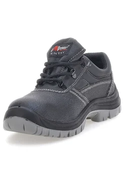 Scarpe antinfortunistiche nere basse in pelle idrorepellente U.Power Simple L S3 FO SR