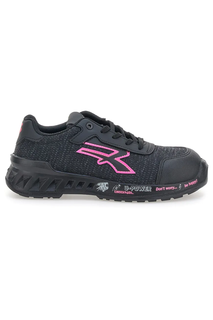 Scarpe antinfortunistiche nere in nylon U. power Michelle S1PS FO SR ESD U