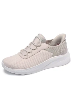 Scarpe beige slip-on leggere Skechers BOBS SQUAD CHAOS IN COLOR