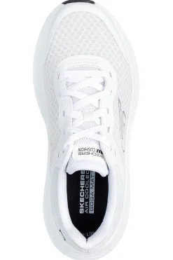 Scarpe bianche con dettagli neri in mesh ammortizzate Skechers Max Cushioning Endeavour