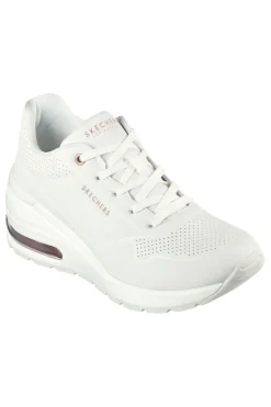 Scarpe bianche con zeppa e suola Air Skechers Million Air Elevated Air