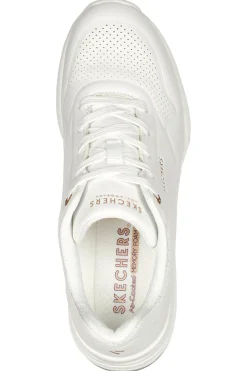 Scarpe bianche con zeppa e suola Air Skechers Million Air Elevated Air