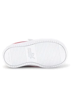 Scarpe bianche corallo con chiusura a strappo e lacci elastici Puma Rickie AC+ Inf