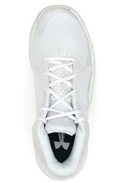 Scarpe bianche mid-cut da basket Under Armour Spawn 6 Mid