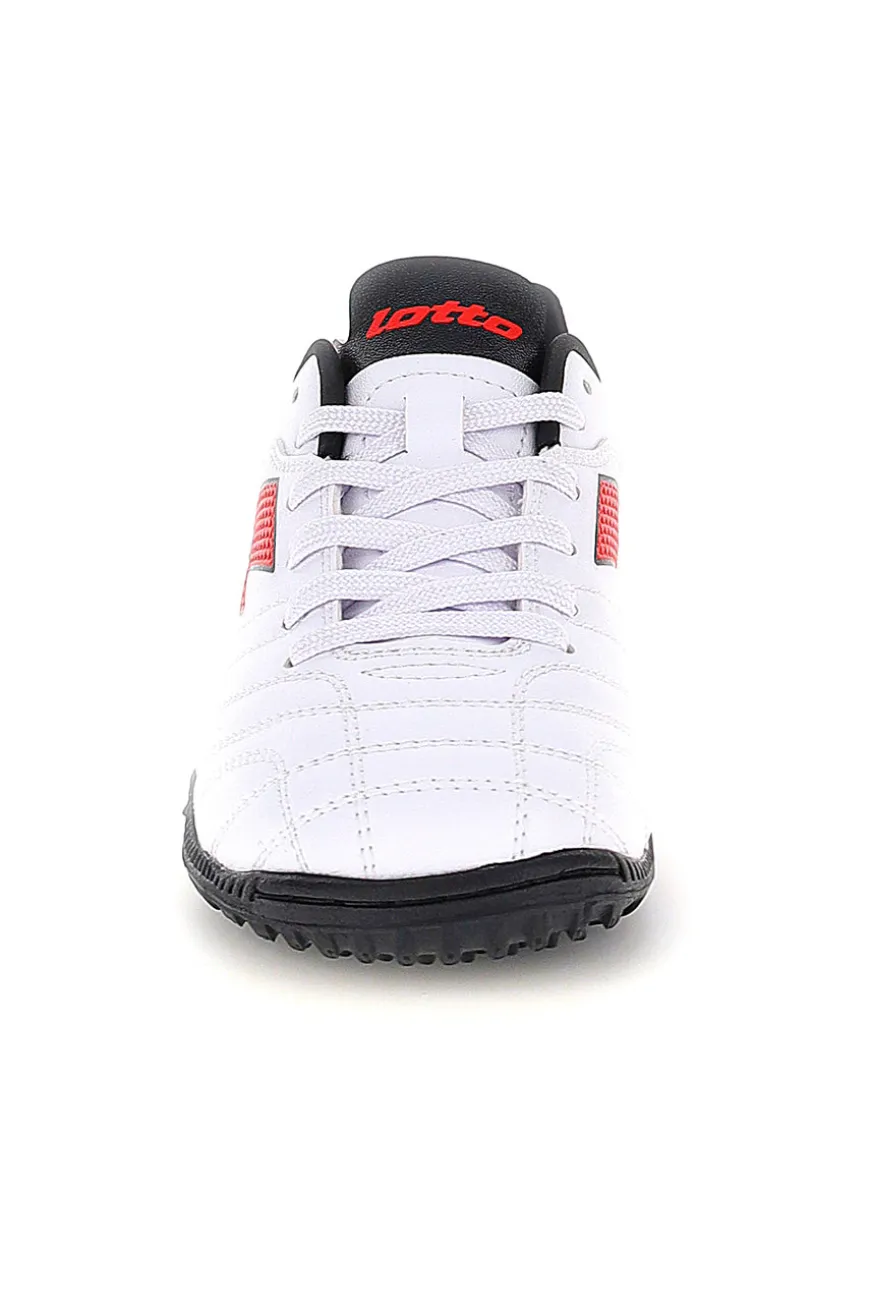 Scarpe calcetto bianche con suola nera Lotto STADIO 705 TF JR
