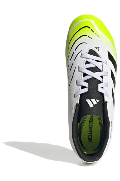 Scarpe calcio bianche e giallo fluo Adidas Predator Club FG/MG J