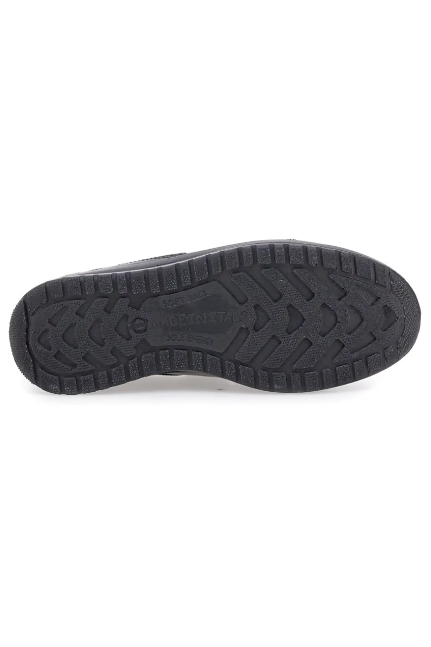 Scarpe con doppio strappo nere in vera pelle Marco Brandi 29