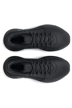 Scarpe da basket nere con suola grafica Under Armour GS Lockdown 7