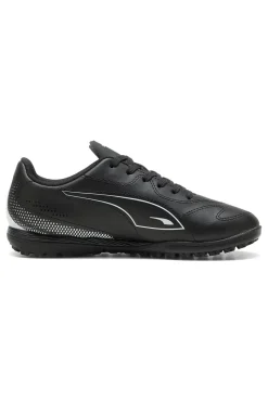 Scarpe da calcetto nere con suola turf Puma Vitoria II TT Jr