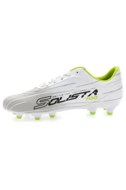 Scarpe da calcio bianche lime tacchetti LOTTO SOLISTA 700 IX