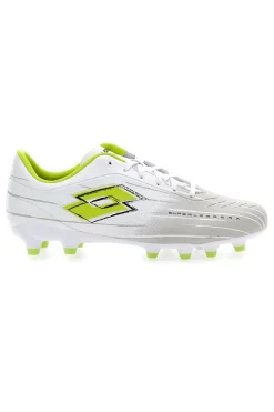 Scarpe da calcio bianche lime tacchetti LOTTO SOLISTA 700 IX