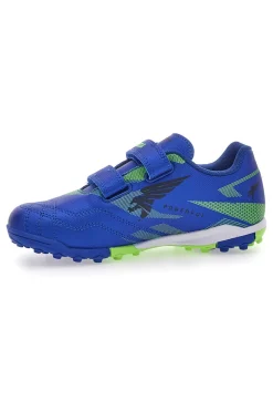 Scarpe da Calcio Blu Con Strappi in Velcro Joma Powerfull Jr 2504 Turf