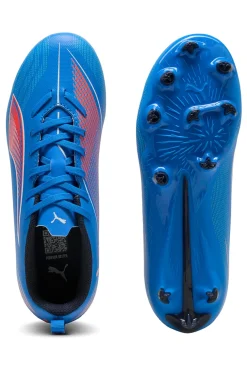 Scarpe da calcio blu con tacchetti FG/AG Puma ULTRA 6 PLAY Jr