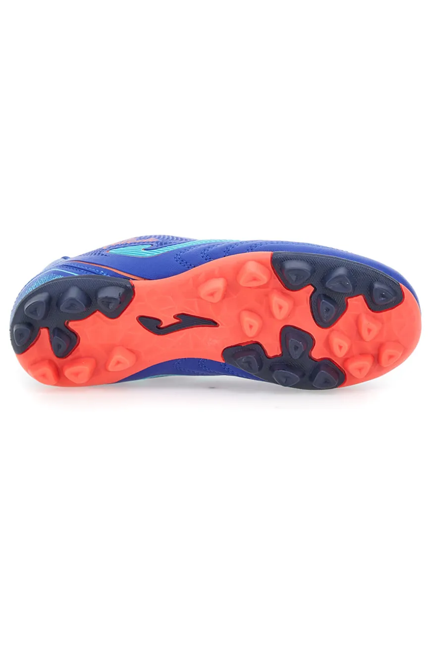 Scarpe da Calcio Blu per Terreni Duri JOMA TOLEDO JR 2504 HARD GROUND