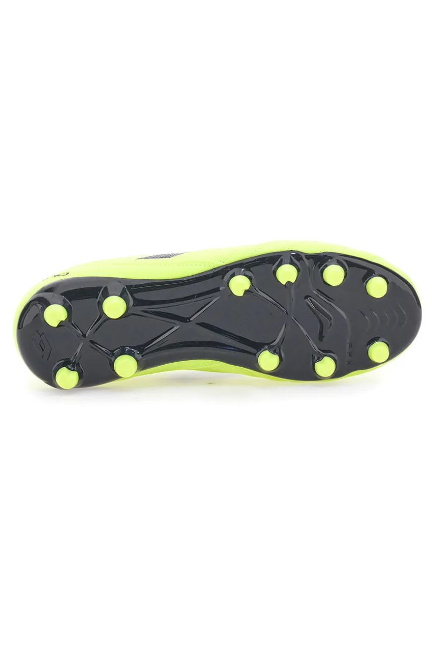 Scarpe da calcio giallo fluo FG LOTTO STADIO 705 JR