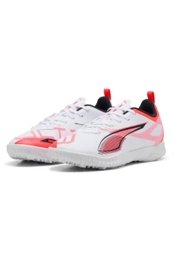 Scarpe da Calcio Indoor PUMA ULTRA 5 PLAY TT Jr Bianche e Rosse