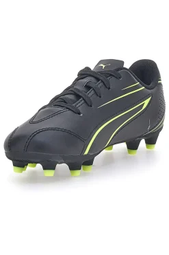 Scarpe da Calcio Nere Con Fregio Laterale Puma Vitoria Fg/Ag Jr