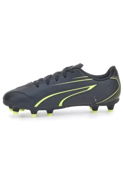 Scarpe da Calcio Nere Con Fregio Laterale Puma Vitoria Fg/Ag Jr