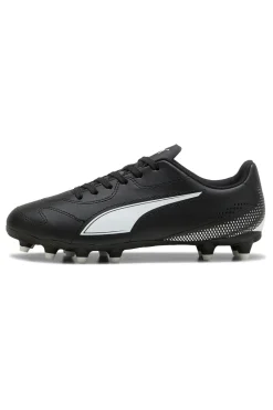 Scarpe da calcio nere per terreni naturali ed erba artificiale Puma Vitoria II FG/AG Jr
