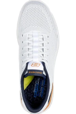 Scarpe da ginnastica bianche in tessuto Skechers Corliss Dorset