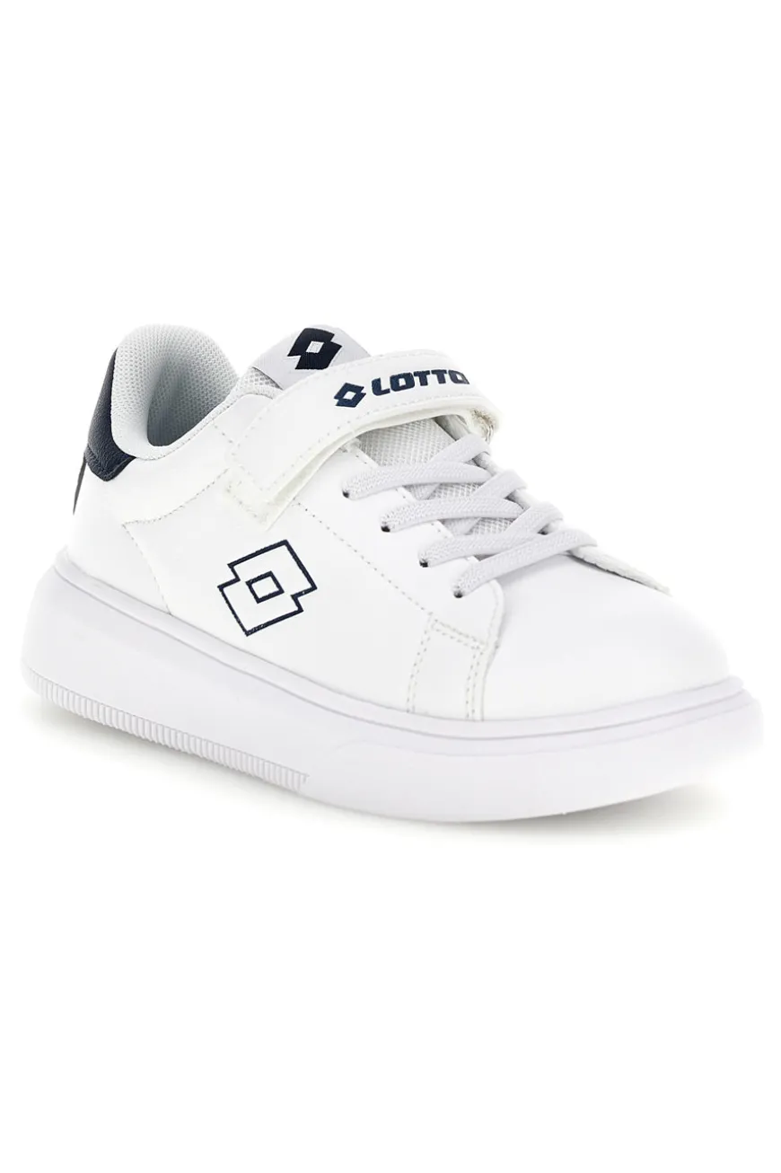 Scarpe da ginnastica bianche con chiusura a strappo e memory foam Lotto DAY PRINCE AMF CL S
